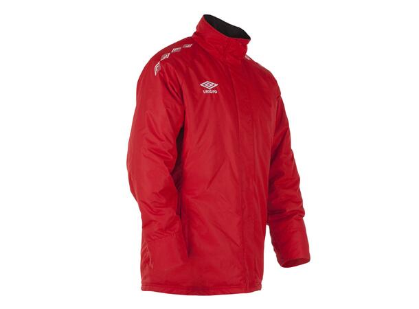 UMBRO UX-1 Team jacket Rød M Funksjonell lang vattert lagjakke 